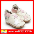 2015 latest design color moccasins star leather baby walking shoes